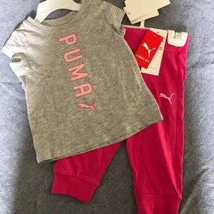 NWT Puma baby 2 piece set